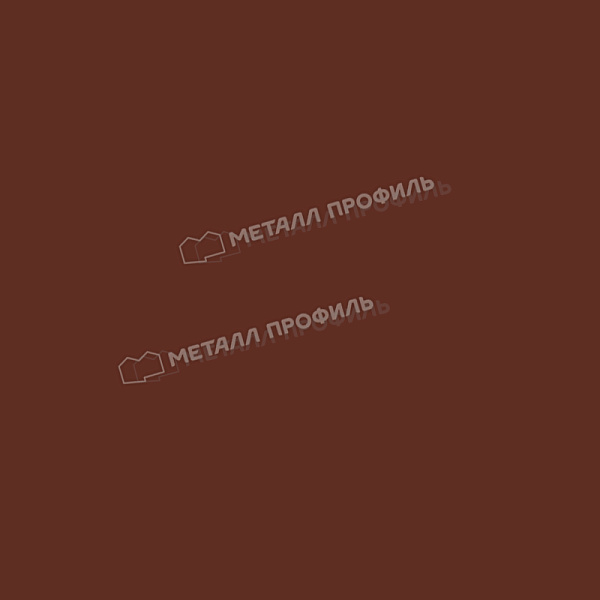 Планка конька плоского простая 115х115х2000 (ПЭ-01-3005-0.45) по цене 785 ₽, купить в Ярославле.